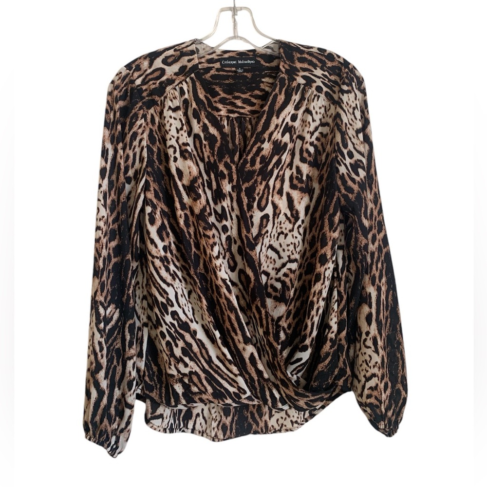 Catherine Malandrino Leopard Print Top